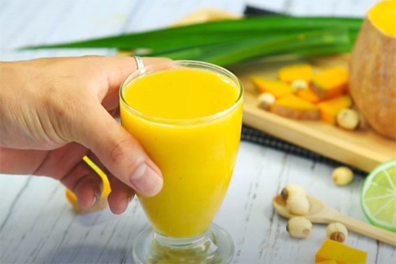 Cách làm sữa bí đỏ hạt sen với 3 bươc 22helo88