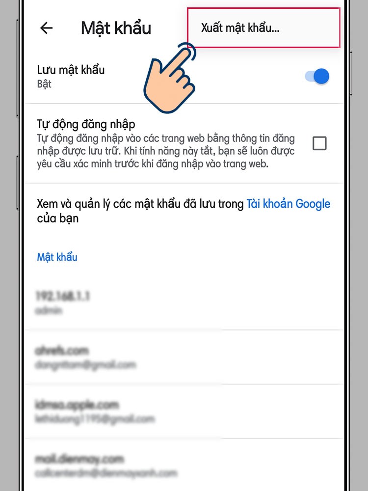 Cách xem, xóa và quản lý mật khẩu đã lưu trên Chrome 22helo88 nhất