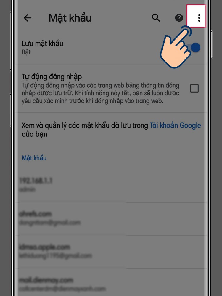 Cách xem, xóa và quản lý mật khẩu đã lưu trên Chrome 22helo88 nhất