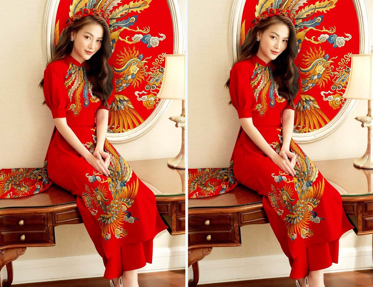 TOP 100 mẫu áo dài đẹp sang trọng được helo88.vina nhất 2024