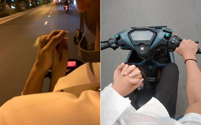 Bức ảnh lãng mạn của việc nắm tay trên chiếc 6hello88