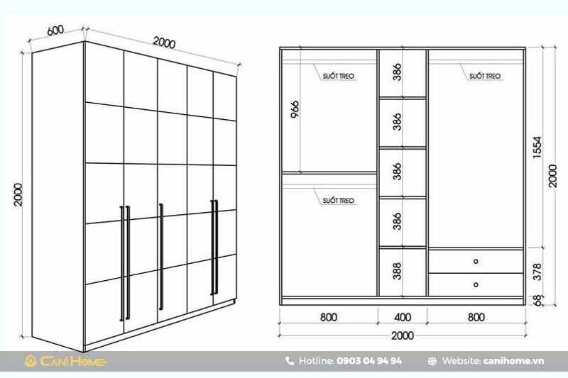 35+ mẫu tủ quần áo thông minh, hello8862 com giúp tiết kiệm diện tích
