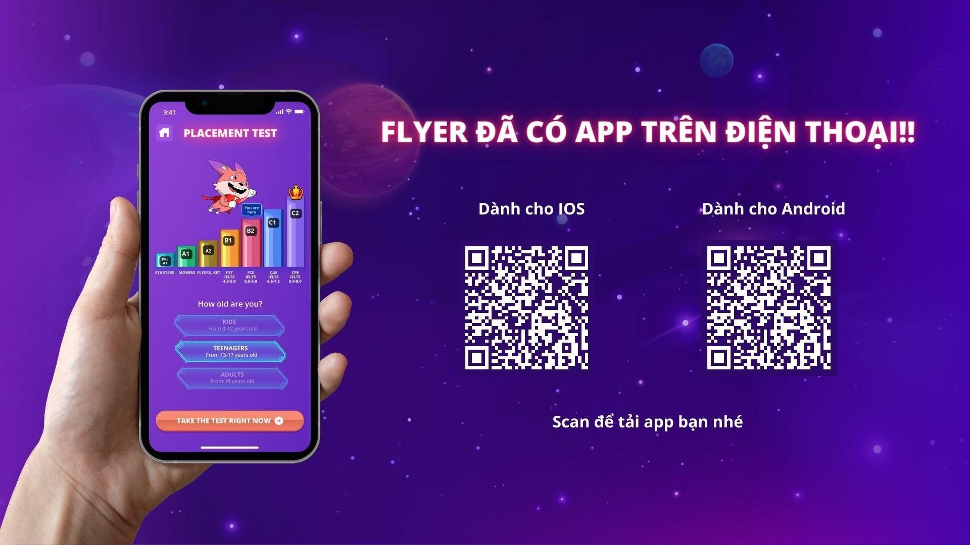 Phòng thi ảo Flyer - ứng dụng hỗ trợ trẻ chinh phục kỳ thi Cambridge, TOEFL