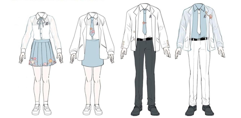 Cách vẽ đồng phục học sinh anime chi tiết và 22helo88 nhất!