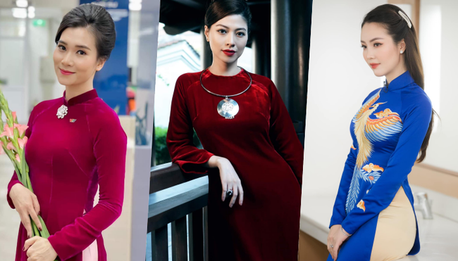 Ưu nhược điểm của áo dài nhung đỏ, 4 mẫu helo88.vina hiện nay