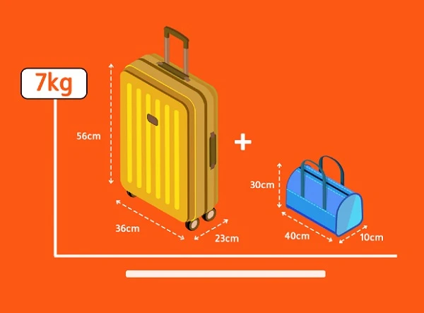 Vali xách tay lên máy bay được xách tay 33hello88 kg?
