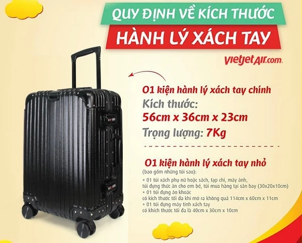 Vali xách tay lên máy bay được xách tay 33hello88 kg?