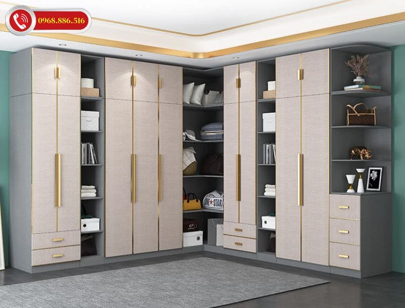 TOP #125 Mẫu tủ quần áo chữ L đẹp hello8862 com - Giá tốt nhất 2024