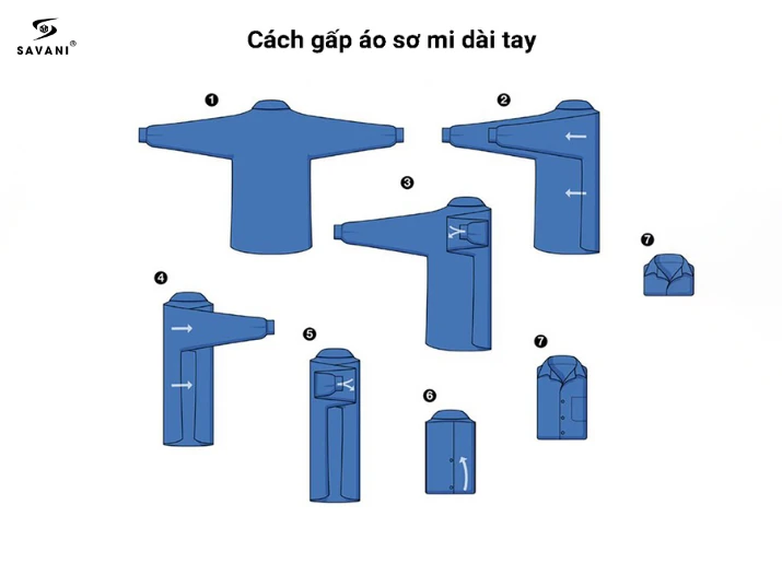 10+ cách gấp áo sơ mi cực 22helo88 - nhanh gọn
