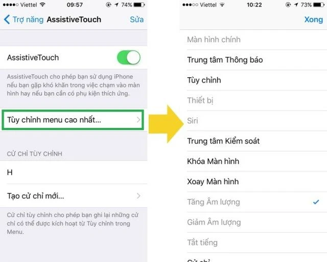 Cách cài đặt, tắt/ bật nút home ảo trên iPhone 22helo88, nhanh chóng