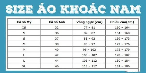 hello8862 com cách chọn size áo khoác nam đúng chuẩn