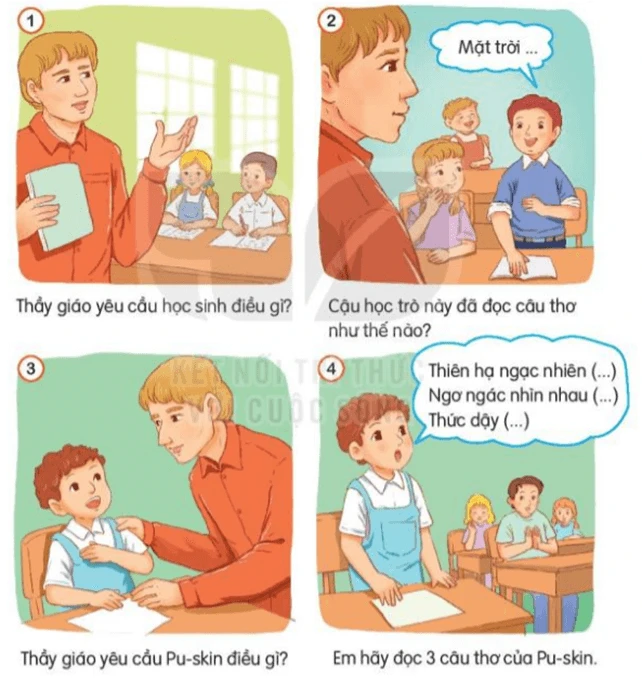 Kể chuyện Mặt trời mọc ở đằng... tây! trang 70 Tiếng Việt lớp 3 Tập 1 - Kết nối tri thức
