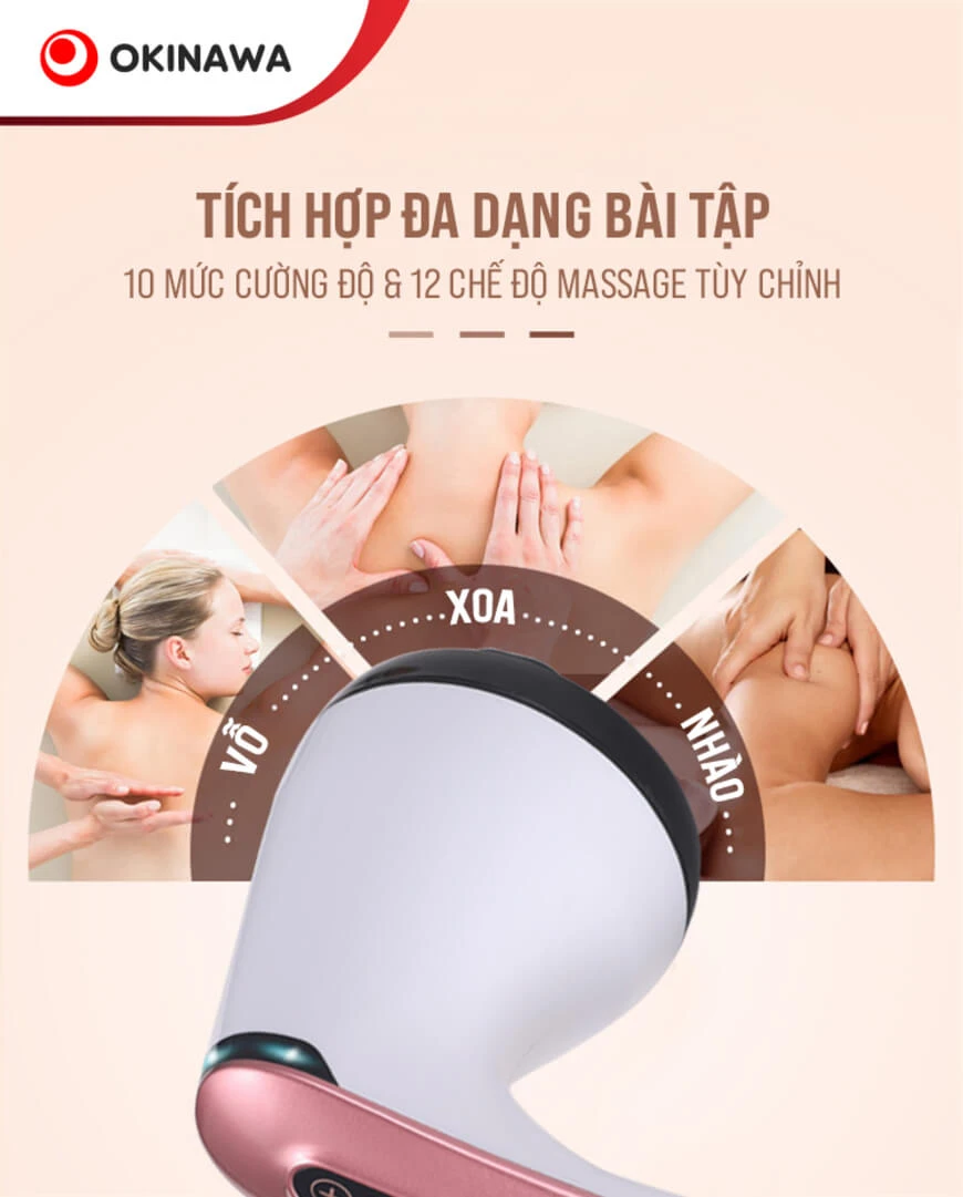 Máy massage rung cầm tay Okinawa OS-52
