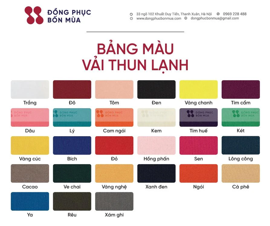 Áo Thun Đồng Phục Team Building</h2> Áo phông Teambuilding Thương Hiệu Cơ Khí Lilama Liên hệ Đồng Phục Câu Lạc Bộ Thể Thao Liên hệ Áo thun đồng Phục Teambuilding Thương Hiệu Samsung Liên hệ Áo thun có cổ Teambuilding Thương Hiệu Prudential Liên hệ Đồng Phục công ty Teambuilding Thương Hiệu Everon Liên hệ Áo thun công ty Teambuilding Thương Hiệu Acecook Liên hệ Đồng Phục Teambuilding Thương Hiệu Grab Liên hệ Áo thun Teambuilding Thương Hiệu Doji Liên hệ Đồng Phục Teambuilding Thương Hiệu Cơ Khí VNTech Liên hệ Đồng Phục Teambuilding Thương Hiệu Cơ Khí Hameco Liên hệ Áo thun có cổ Teambuilding ngân hàng TPBANK form Regular Fit Liên hệ Đồng phục Teambuilding doanh nghiệp ngân hàng VPBANK form Regular Fit 180.000 ₫ Đồng phục có cổ TEAMBUILDING ngân hàng MBBANK form Regular Fit Liên hệ Đồng phục du lịch ngân hàng TECHCOMBANK form Regular Fit Liên hệ Áo đồng phục nhóm sắc màu Liên hệ Áo đồng phục du lịch Active Summer phối màu xanh nước biển Liên hệ 1 2 > Áo team building ngày càng phổ biến trong các tổ chức, doanh nghiệp. Đây là trang phục không thể thiếu trong những chuyến du lịch và hoạt động của công ty. Bởi lẽ, áo đồng phục nhóm giúp thể hiện tinh thần đoàn kết và khẳng định văn hoá doanh nghiệp. Hôm nay, Đồng Phục Bốn Mùa xin chia sẻ đến các bạn 20 mẫu áo team building đẹp và chất nhất. >>>> Tham khảo: Đồng Phục Bốn Mùa - Xưởng may đồng phục đẹp giá rẻ 1. Bảng giá may áo team building tại Đồng Phục Bốn Mùa Số lượng Biocool Lacy max Lacy max ĐB 10-19 105.000 120.000 130.000 20-300 90.000 104.000 114.000 301-500 85.000 99.000 109.000 501-1000 80.000 94.000 104.000 > 1000 75.000 89.000 99.000 Số lượng Lacoste soft Lacoste soft ĐB Cotton Organic Pique Cool 10-19 130.000 145.000 140.000 145.000 20-300 114.000 129.000 124.000 129.000 301-500 109.000 124.000 119.000 124.000 501-1000 104.000 119.000 114.000 119.000 > 1000 99.000 114.000 109.000 114.000 Bảng giá áo thun cổ tròn (1) Số lượng Thun lạnh/Mè 4S Pro 5-9 135.000 155.000 10-19 95.000 105.000 20-300 80.000 90.000 301-500 75.000 85.000 501-1000 70.000 80.000 > 1000 65.000 75.000 Số lượng Lacoste 2 chiều Air Cool Lacoste Rayon 5-9 160.000 180.000 190.000 10-19 120.000 145.000 155.000 20-300 104.000 129.000 139.000 301-500 99.000 124.000 124.000 501-1000 94.000 119.000 119.000 > 1000 89.000 114.000 114.000 Bảng giá áo thun cổ tròn (2) Số lượng Vải 4S Pro/ Thun lạnh Thái (in lưới) Lacy max (in lưới) Lacy max (in 3D full áo) Lacoste soft Bio Cool Pique Cool (vải cao cấp) 5 185.000 190.000 200.000 205.000 210.000 235.000 6-9 175.000 180.000 190.000 195.000 200.000 225.000 10-15 145.000 150.000 160.000 165.000 170.000 195.000 16-19 135.000 145.000 155.000 160.000 160.000 190.000 20-29 130.000 139.000 149.000 159.000 159.000 185.000 30-59 120.000 129.000 139.000 149.000 149.000 179.000 60-100 110.000 119.000 129.000 139.000 139.000 169.000 101-300 100.000 109.000 119.000 129.000 129.000 159.000 301-500 95.000 105.000 115.000 120.000 120.000 150.000 501-1000 90.000 99.000 109.000 114.000 114.000 144.000 > 1000 85.000 90.000 100.000 105.000 108.000 135.000 Lựa chọn thêm In tên riêng 10.000/tên Áo dài tay 15.000/tên Áo có mũ 15.000/tên Áo có túi 5.000/tên Áo tay giắc lăng 10.000/tên Áo có tay khác màu 5.000/tên Lấy nhanh từ 3-5 ngày 10.000/tên Trên 80% là nam hoặc freesize 10.000/tên Lựa chọn thêm 20.000đ - 60.000đ Áo mùa đông Số lượng Chui đầu Có khóa Áo 2 lớp < 20 180.000 5.000 40.000 20-100 160.000 > 100 Liên hệ để được giá tốt Bảng giá áo thun cổ bẻ tại Đồng Phục Bốn Mùa 2. Bảng size áo team building tại Đồng Phục Bốn Mùa Bảng Size Áo Nam Size Chiều cao (CM) Cân nặng (KG) S < 160 - 165 48 - 55 M 165 - 170 55 - 63 L 170 - 175 63 - 70 XL 175 - 180 70 - 75 2XL > 180 > 75 Bảng Size Áo Nữ Size Chiều cao (CM) Cân nặng (KG) S 150 - 155 40 - 45 M 155 - 160 45 - 50 L 160 - 165 50 - 55 XL 165 - 170 55 - 60 2XL > 170 60 - 65 Bảng Size Bigsize Size Cân nặng (KG) 3XL 80 - 85 4XL 85 - 90 5XL 90 - 95 6XL 95 - 100 Bảng size áo thun may áo team 3. Bảng màu áo thun tại Đồng Phục Bốn Mùa 4. Hoạt động team building là gì? Team building là hoạt động với sự tham gia của các cá nhân, bộ phận và phòng ban nhằm tạo sự đoàn kết và gắn kết các thành viên trong công ty. Có thể nói đây là hoạt động vô cùng cần thiết của doanh nghiệp. Nó còn giúp nâng cao kỹ năng, trí tuệ của nhân viên và hiệu suất công việc trong tương lai. Hoạt động team building giúp gắn kết nhân viên Tuỳ theo quy mô tổ chức mà các hoạt động team building sẽ được xây dựng và heloo88 như thế nào? Hoạt động team building bao gồm các trò chơi tập thể khác nhau để các nhân viên được trải nghiệm những tình huống thông qua người Quản trò. Qua hoạt động này, người tham gia rút được bài học thực tiễn trong công việc, điều chỉnh thái độ làm việc tích cực hơn, hướng tới lợi ích và mục tiêu chung của công ty. 5. Tại sao nên mặc mẫu áo thun team building? Khi mỗi cá nhân diện cùng một màu sắc trên trang phục, họ sẽ cảm nhận được sự ấm áp và sức mạnh của đoàn kết. Đồng phục cũng giúp thắt chặt mối liên kết giữa mọi người. 5.1. Tạo sự đoàn kết giữa các thành viên Khi tất cả các nhân viên mang áo team building có hoạ tiết giống nhau sẽ tạo sự đồng nhất và gắn kết như một nhóm thực sự hơn là mỗi thành viên mặc một trang phục riêng. Đồng phục áo thun team building hướng đến sự bình đẳng, đồng nhất, không phân chia thứ bậc hay giàu nghèo. Điều này giúp các thành viên trong tổ chức thoải mái và tự tin khi tham gia hoạt động tập thể. Tạo sự đoàn kết giữa các thành viên 5.2. Đồng phục team giúp quảng bá hình ảnh của tổ chức Mẫu áo team building được heloo88 với biểu tượng và slogan của công ty là một cách hiệu quả để quảng bá hình ảnh thương hiệu doanh nghiệp. Qua những hoạt động ngoài trời, hình ảnh logo công ty ngày càng phổ biến và có ấn tượng hơn với công chúng. Đây là một hình thức quảng bá có sức hút hơn cả những phương tiện truyền thông. Đồng phục team giúp quảng bá hình ảnh của tổ chức Vậy, công ty bạn đã có đồng phục cho chuyến teambuilding sắp tới chưa? Gọi ngay hotline: 0969 228 488 để được Đồng Phục Bốn Mùa tư vấn từ A - Z nhé! Lỗi: Không tìm thấy biểu mẫu liên hệ. 6. Các loại vải may đồng phục team building Là loại áo chủ yếu dành cho các hoạt động ngoài trời, chất liệu áo đồng phục team building doanh nghiệp hướng tới sự mát mẻ, thoải mái, khả năng thấm hút mồ hôi cao. Vì thế, loại vải thường được sử dụng là chất liệu vải thun lạnh hoặc thun cotton có độ co giãn cao, mềm, không giãn và không nhăn. 6.1. Thun lạnh/ thun mè Nghe đến tên gọi vải thun lạnh chắc hẳn bạn cũng đoán ra được được điểm nổi bật nhất của loại vải này. Đó là loại vải thoáng mát, bề mặt láng mịn. Tính chất mát lạnh mang đến cho người sử dụng cảm giác sảng khoái suốt ngày dài vận động mà không bị bí bách, đảm bảo an toàn cho làn da người sử dụng. Chất liệu thun lạnh/thun mè của áo team building Ngoài ra, vải thun lạnh là chất liệu có khả năng thoát ẩm tốt, bốc hơi nhanh chóng và vải giặt nhanh khô. 6.2. Áo thun cotton - Phù hợp cho áo team building đi biển Vải thun cotton là loại vải tự nhiên có nguồn gốc từ sợi bông được rất nhiều người helo88.vina và lựa chọn làm chất liệu may áo thun team building. Loại vải nhiều ưu điểm như độ thấm hút cao, co giãn tốt, vải mềm, thoáng mát, tạo cảm dễ chịu cho người mặc. Đặc biệt, loại vải này hoàn toàn an toàn cho làn da, thân thiện với môi trường và phù hợp với các hoạt động team building ở trên biển. Áo thun cotton - Phù hợp cho áo team building đi biển Sở hữu kho vải hơn 50 tấn đa dạng chủng loại, màu sắc, Đồng Phục Bốn Mùa tự tin có thể chiều lòng mọi khách hàng. Đặt hàng qua hotline: 0969 228 488 để nhận vải mẫu miễn phí nhé! >>>> Tham khảo: Vải may áo team building 7. Màu sắc áo đồng phục team building Cùng Đồng Phục Bốn Mùa khám phá những màu sắc mà khách hàng có thể lựa chọn khi may áo đồng phục team building. 7.1. Đồng phục team màu xanh nước biển Màu xanh nước biển - màu sắc đại diện cho sự mát mẻ, bình yên và vui vẻ trong cuộc sống. Nếu bạn đang tìm đồng phục team building để tham gia những hoạt động ở bãi biển thì màu xanh da trời chính là sự lựa chọn hoàn hảo. Một điểm cộng lớn của đồng phục team màu xanh nước biển chính là những họa tiết được in trên nền áo cực kỳ nổi bật và sắc nét. Vậy nên, màu xanh biển được rất nhiều cơ quan tổ chức chọn làm áo team building. Lỗi: Không tìm thấy biểu mẫu liên hệ. Đồng phục team màu xanh nước biển Đồng phục team màu xanh nước biển năng động 7.2. Đồng phục team building màu đỏ Nếu muốn thể hiện sự nhiệt huyết và sức mạnh máu lửa của tất cả các nhân viên, bạn hãy chọn màu đỏ làm tông màu chủ đạo cho mẫu áo đồng phục team building. Màu sắc này thể hiện sự may mắn và niềm tin chiến thắng khi tham gia các trò chơi tập thể. Khi chọn sắc đỏ làm gam màu chủ đạo chắc chắn các bạn sẽ có những khoảnh khắc thật cường nhật với mẫu đồng phục này. Đồng phục team building màu đỏ Đồng phục màu đỏ cho thấy lòng nhiệt huyết, năng động 7.3. Đồng phục team kết hợp màu đen - trắng Sự kết hợp 2 tông màu đen và trắng mang lại sự 22helo88, nhẹ nhàng nhưng vẫn sang trọng và tinh tế. Đây cũng là một phương án tối ưu cho áo thun team building bởi gam màu này sẽ làm nổi bật lên logo thương hiệu của công ty bạn. Đồng phục team kết hợp màu trắng 22helo88 Đồng phục team kết hợp màu đen - trắng 7.4. Áo thun nhóm màu vàng Màu vàng - màu sắc biểu tượng cho sự lạc quan, vui tươi và ấm áp. Đây là lựa chọn tuyệt vời cho màu áo team building nếu hoạt động này diễn ra ngoài trời. Hơn nữa, màu vàng cũng là màu sắc ít kén da, phù hợp với mọi độ tuổi và giới tính. Áo thun nhóm màu vàng vui tươi Áo thun nhóm màu vàng trẻ trung 7.5. Áo thun team building màu xanh lá Màu xanh lá cây tượng trưng cho sự thân thiện, gần gũi với thiên nhiên và tràn đầy sức sống. Á o team màu xanh lá sẽ giúp mang lại sự trẻ trung, năng động và tràn đầy nhiệt huyết của sức trẻ. Áo thun team building màu xanh lá thân thiện Áo thun team building màu xanh lá tràn đầy sức sống Nhắn Đồng Phục Bốn Mùa qua hotline: 0969 228 488 để nhận thêm những mẫu đồng phục teambuilding hot nhất, trend nhất nhé! ===> Xem Thêm: In ao thun dong phuc 8. Các mẫu áo thun đồng phục team building mới nhất hiện nay Hãy tham khảo một số mẫu áo nhóm đi chơi năng động, nổi bật và hợp thời trang dưới đây nhé 8.1. Áo đồng phục team building đi du lịch Áo đồng phục team building đi picnic Áo đồng phục team building đi dã ngoại Áo đồng phục team building đi du lịch Áo đồng phục team building đi biển 8.2. Mẫu áo team building chơi trò chơi ngoài trời Mẫu áo team chơi trò chơi ngoài trời Đồng phục team khi chơi trò chơi ngoài trời Mẫu áo team màu tím mộng mơ Mẫu áo team building phù hợp với hoạt động ngoài trời 8.3. Áo thun đồng phục team building cho công ty Áo thun đồng phục team building cho công ty Áo công ty màu đỏ có cổ lịch sự Mẫu áo thun team building ngoài trời Lỗi: Không tìm thấy biểu mẫu liên hệ. >>>> Xem thêm: TOP 99+ mẫu may áo thun đồng phục công ty đẹp, chất lượng cao cấp 9. Các yêu cầu về mẫu áo đồng phục teambuilding 9.1. Kích cỡ (size) áo team Đối với áo team building size áo không nên quá chật sẽ khiến người mang khó vận động, nhưng cũng không nên quá rộng làm trang phục bị vướng víu khi sinh hoạt. Tốt nhất bạn nên chọn áo có form dáng suông, vừa vặn với cơ thể. Để kích thước áo vừa vặn với dáng người, bạn nên liên hệ với đơn vị heloo88 lấy số số đo phù hợp nhất nhé! Kích cỡ (size) áo team building 9.2. Màu sắc áo Khi thiết thế áo team building bạn nên helo88 vina lựa chọn màu sắc sao cho đồng nhất với logo của công ty nhất. Điều này tạo nên tính chuyên nghiệp và thẩm mỹ cao cho đồng phục của bạn. Các bạn có thể tham khảo một số màu dễ dùng và ai cũng có thể mang được như: đen, trắng, đỏ hoặc xanh dương,… Thiết thế áo team building bạn nên helo88 vina lựa chọn màu sắc 9.3. Hoạ tiết áo Khác với những chiếc áo hằng ngày mà bạn mặc, hoạ tiết áo team building không thể có quá nhiều chi tiết phức tạp và nổi bật. Nếu như thế sẽ làm chiếc áo trông rối mắt và có thể làm lu mờ đi logo thương hiệu của doanh nghiệp. Bạn nên hạn chế tối đa họa tiết phức tạp để đồng phục team building phong cách và ấn tượng hơn. Hoạ tiết áo team building không thể có quá nhiều chi tiết 9.4. Số lượng đặt may đồng phục team Chi phí của một chiếc áo tập thể không những phụ thuộc vào yếu tố như chất liệu vải, chất liệu in hoặc thêu logo mà còn tùy vào số lượng mà bạn đặt may đồng phục. Nếu số lượng càng lớn, heloo88 cho mỗi cái được sẽ được giảm xuống rất nhiều. Để đáp ứng tiêu chí vừa rẻ, vừa chất lượng cho áo thun team building, bạn nên đặt may với số lượng tối thiểu từ 50 cái. Số lượng càng lớn, heloo88 mỗi chiếc áo càng giảm 9.5. Thời gian đặt may áo team building Nếu có ý định đặt mua áo đồng phục team, bạn nên dự định kế hoạch trước 1 tháng. Khi đó, bạn sẽ có thời gian để thoả thuận giá, chọn lựa heloo88 sao cho ưng ý nhất. Việc này không những giúp bạn tiết kiệm heloo88 mà còn đảm bảo chất lượng cho sản phẩm đồng phục team building. Ngược lại, việc đặt may gấp có thể dẫn đến heloo88 áo tăng cao so với dự kiến. Thêm vào đó, việc may nhanh, in gấp có thể dẫn đến sai sót, làm heloo88 của áo bị lỗi, ảnh hưởng đến chất lượng áo. Bạn nên đặt mua áo đồng phục team trước 1 tháng Với hơn 10 năm hello8862 com trong lĩnh vực đồng phục, Đồng Phục Bốn Mùa sẵn sàng đáp ứng mọi yêu cầu và làm hài lòng những khách hàng khó tính nhất. Gọi hotline: 0969 228 488 để được tư vấn chi tiết nhé! Lỗi: Không tìm thấy biểu mẫu liên hệ. >>> Xem thêm: Áo thun in logo công ty cao cấp giá rẻ 10. Lý do nên lựa chọn Đồng Phục Bốn Mùa may áo team building đẹp Với hello8862 com hơn 10 năm, Đồng Phục Bốn Mùa đã và đang không ngừng phát triển. Là xưởng may lớn nhất miền Bắc, chúng tôi tự tin đáp ứng mọi yêu cầu của bạn về áo đồng phục, từ số lượng cho tới mọi kiểu cách, mẫu mã. Lý do nên lựa chọn đặt may đồng phục team tại Đồng Phục Bốn Mùa: Đội ngũ nhân viên heloo88 trẻ trung năng động, sáng tạo và đội ngũ công nhân xưởng may lành nghề, hello8862 com lâu năm. Hệ thống máy móc tự động từ máy cắt, máy sấy, máy in áo, máy là… đều được trang bị một cách đầy đủ và hello8862 com, đảm bảo năng suất cao, chất lượng tốt, tỉ mỉ trên từng tiểu tiết áo. Đồng phục Bốn Mùa là xưởng sản xuất áo đồng phục khép kín lớn nhất miền Bắc, giúp tiết kiệm heloo88 và thời gian đến 30% cho doanh nghiệp. Đội ngũ nhân viên sẽ tư vấn tận tâm tới từng khách hàng Khi là khách hàng của Đồng phục bốn mùa, bạn sẽ được hưởng những chính sách chu đáo và chuyên nghiệp nhất: Bảo hành 6 tháng cho mọi sản phẩm tính từ ngày khách hàng nhận áo, mọi sai sót, hỏng hóc sẽ được chúng tôi khắc phục một cách triệt để và có lợi cho bạn nhất. Tư vấn và heloo88 áo miễn phí . Miễn phí giao hàng toàn quốc. Đổi trả hàng miễn phí. Đồng Phục Bốn Mùa - Xưởng may lớn nhất miền Bắc Về giá cả, chúng tôi cam kết bạn sẽ có được mức giá cạnh tranh nhất thị trường. Giá rẻ đi kèm với sự cam kết về chất lượng đẳng cấp của áo chính là những điều thuyết phục nhất khiến khách hàng chọn chúng tôi để trao gửi niềm tin trong suốt hơn 10 năm qua. 11. Quy trình đặt áo team building tại Đồng Phục Bốn Mùa Bước 1: Liên hệ đặt hàng Cách 1: Liên hệ trực tiếp tới Hotline: 0969 228 488 Cách 2: Liên hệ qua Email: dongphucbonmua@gmail.com Cách 3: Liên hệ trực tiếp tại Trụ sở chính của Đồng Phục Bốn Mùa Hà Nội: Số 33, Ngõ 102 Khuất Duy Tiến, Thanh Xuân. TP.HCM: Số 88 Bạch Đằng, Phường 2, Quận Tân Bình, TP.Hồ Chí Minh. Bước 2: Tư vấn báo giá Khách hàng sẽ được nhân viên tư vấn các yêu cầu về số lượng, chất lượng, màu sắc.., Đồng Phục Bốn Mùa sẽ gửi báo giá chi tiết tới khách hàng sau khi chốt sản phẩm. Bước 3: Thiết kế Nhân viên của Đồng Phục Bốn Mùa sẽ lên heloo88 mẫu theo những tiêu chí, yêu cầu đã thống nhất trong thời gian nhanh nhất. Bước 4: Ký hợp đồng Nhân viên Đồng Phục Bốn Mùa cùng khách hàng sẽ thống nhất mẫu heloo88, giá thành và các điều khoản trong hợp đồng. Bước 5: Đặt cọc đơn hàng Khách hàng đặt cọc tối thiểu 50% giá trị đơn hàng, 50% còn lại sẽ thanh toán sau khi đơn hàng được giao đủ. Bước 6: Giao hàng và nhận phản hồi Đồng Phục Bốn Mùa sẽ giao hàng tới tận tay khách hàng theo địa chỉ đã cung cấp. Mọi phản hồi của khách hàng liên quan đến sản phẩm, Bốn Mùa sẽ tiếp nhận và xử lý trong thời gian ngắn nhất. 6 bước đặt may tại Đồng Phục Bốn Mùa >> Để chuyến Teambuilding trọn vẹn và nhiều kỷ niệm với những chiếc áo cực “chất”, gọi ngay cho Đồng Phục Bốn Mùa theo số hotline: 0969 228 488 để đặt hàng! Thông tin liên hệ: Văn phòng Hà Nội: Số 33 Ngõ 102 - Khuất Duy Tiến, Nhân Chính, Thanh Xuân, Hà Nội Văn phòng Hồ Chí Minh: Số 9/3 Đường 297, Tổ 4 Khu phố 4, Phước Long B, Quận 9, TP Hồ Chí Minh Xưởng sản xuất: Số 23-25, Ngõ 100 Nguyễn Xiển, Thanh Xuân, Hà Nội Số điện thoại: 0969.228.488 Email liên hệ: dongphucbonmua@gmail.com Trên đây là những thông tin về áo team building mà Đồng Phục Bốn Mùa muốn chia sẻ đến các bạn. Hy vọng bài viết này đã giúp ích trong quá trình tìm kiếm đồng phục team building cho doanh nghiệp của bạn. Cảm ơn bạn đã dành thời gian đọc. 