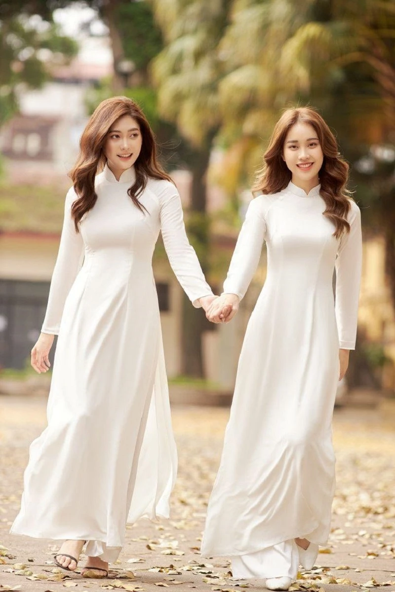 Bảng size áo dài nữ chi tiết và cách đo 33hello88 - May đồng phục giá rẻ uy tín, chất lượng 1