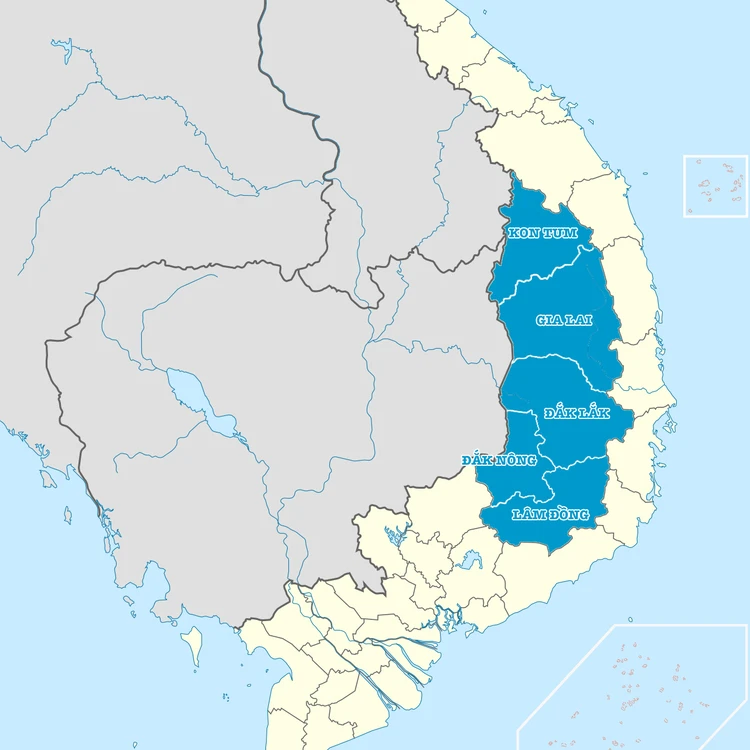 Ở Tây Nguyên có 33hello88 tỉnh thành?