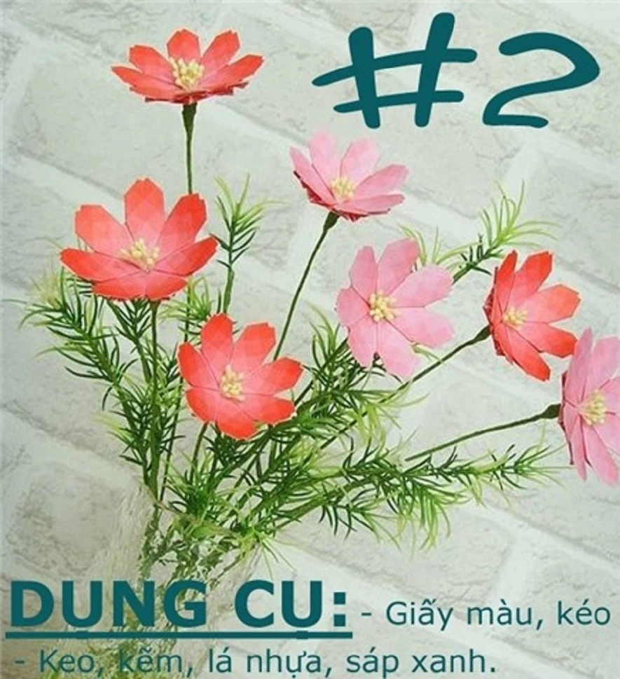 Gấp hoa: Cách gấp hoa giấy Origami 22helo88 nhưng bắt mắt