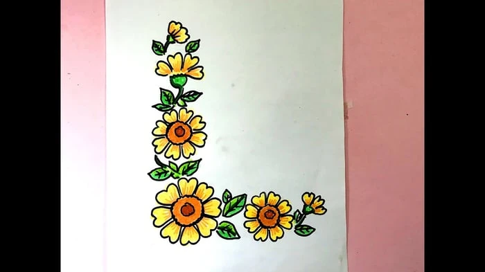 Bộ sưu tập mẫu hoa vẽ trang trí góc giấy A4 22helo88 nhưng đầy ấn tượng