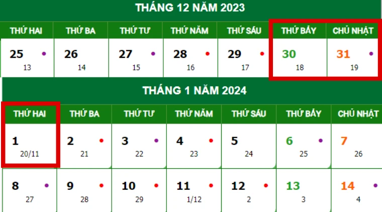 Tết Tây 2024 Nghỉ Mấy Ngày Theo Quy Định Mới