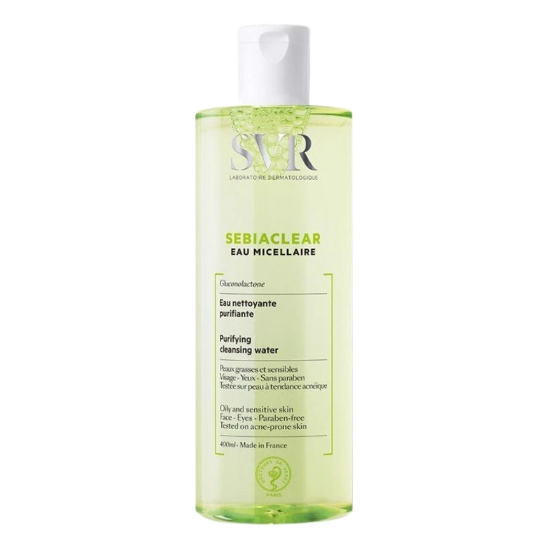 Nước Tẩy Trang SVR Loại Bỏ Dầu Nhờn Cho Da Dầu Mụn Nhạy Cảm 400ml