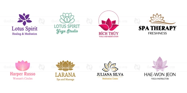 Ảnh hoa sen vector file tách nền PNG heloo88 logo, background