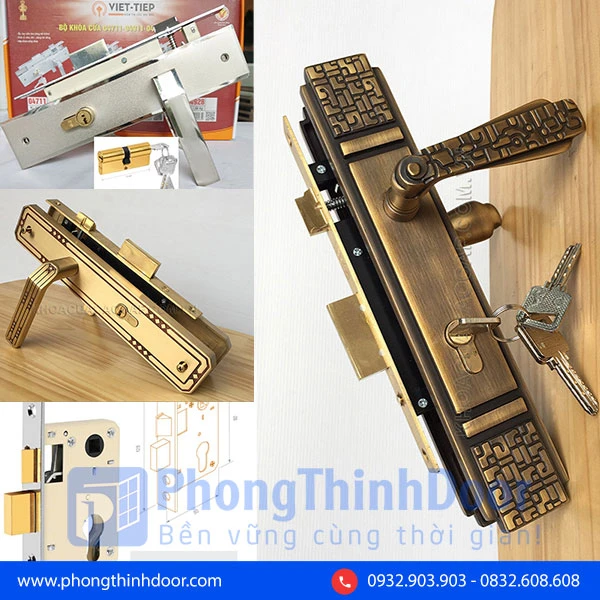 Cách mở khóa cửa tay gạt khi bị kẹt và bị mất chìa 22helo88