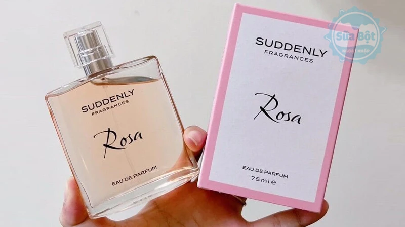Nước hoa Suddenly Fragrances Rosa Eau De Parfum Pháp 75ml