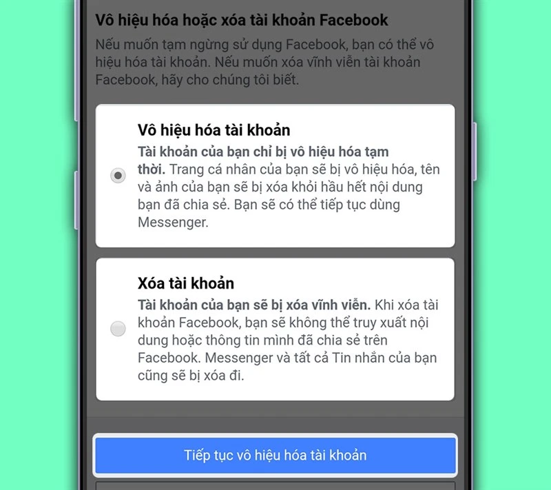 Cách vô hiệu hóa và xóa tài khoản Facebook nhanh chóng, 22helo88 nhất