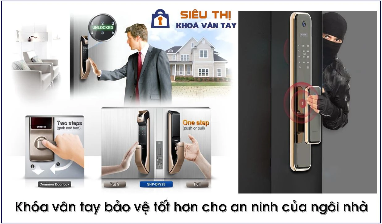 Khóa vân tay Hafele nhập khẩu, sẵn hàng Có trả góp