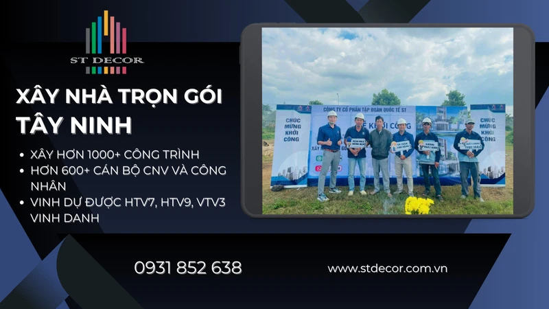 Giá xây nhà trọn gói Tây Ninh chi tiết mới nhất 2024