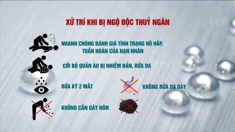 Ngộ độc thủy ngân ở nhiệt kế - tính chất hello88.comm, nhận diện và xử trí