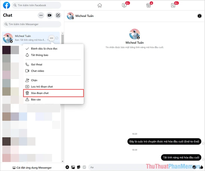 hello8862 com 22helo88 về cách bật tắt mã hóa đầu cuối trên Facebook Messenger