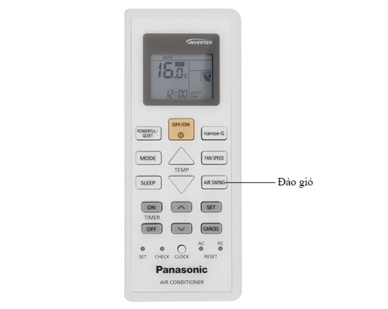 hello8862 com sử dụng điều khiển điều hòa Panasonic