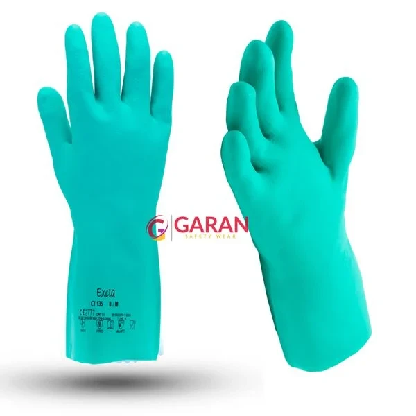 Găng Tay Rửa Bát, Vệ Sinh, Nội Trợ Bằng Cao Su Lót Nhung Chống Thấm Nước Dài 45cm