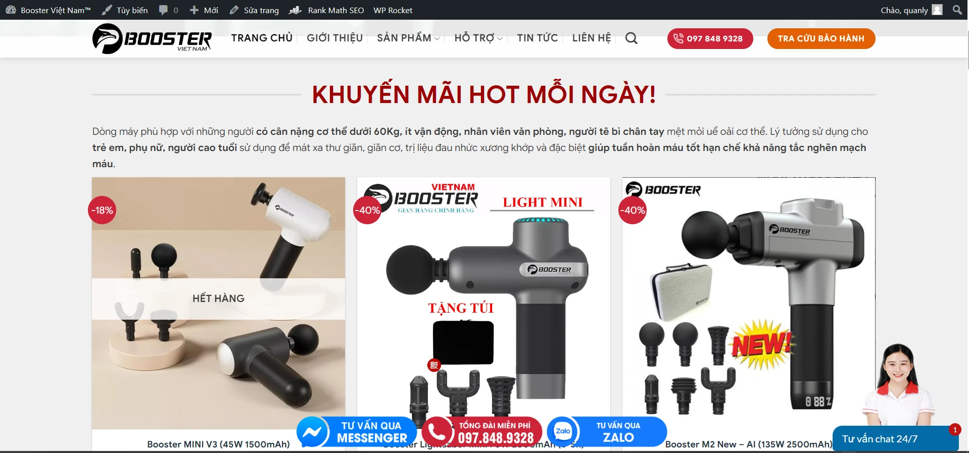 Máy Mát Xa Cầm Tay Điện Máy Xanh còn có mặt trên thị trường không ? - Booster heloo88™