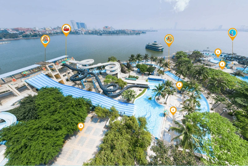 Giá vé công viên nước hồ tây như thế nào?