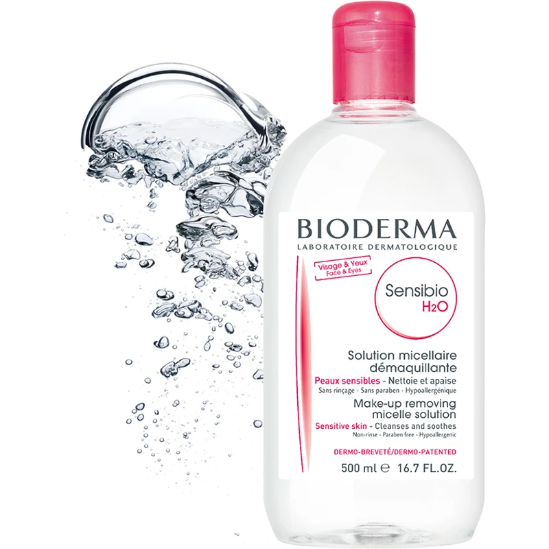 Nước Tẩy Trang Cho Da Nhạy Cảm Và Da Khô Bioderma Sensibio H2O 500ml (Màu hồng) | LYO SHOP - Beauty & Heath