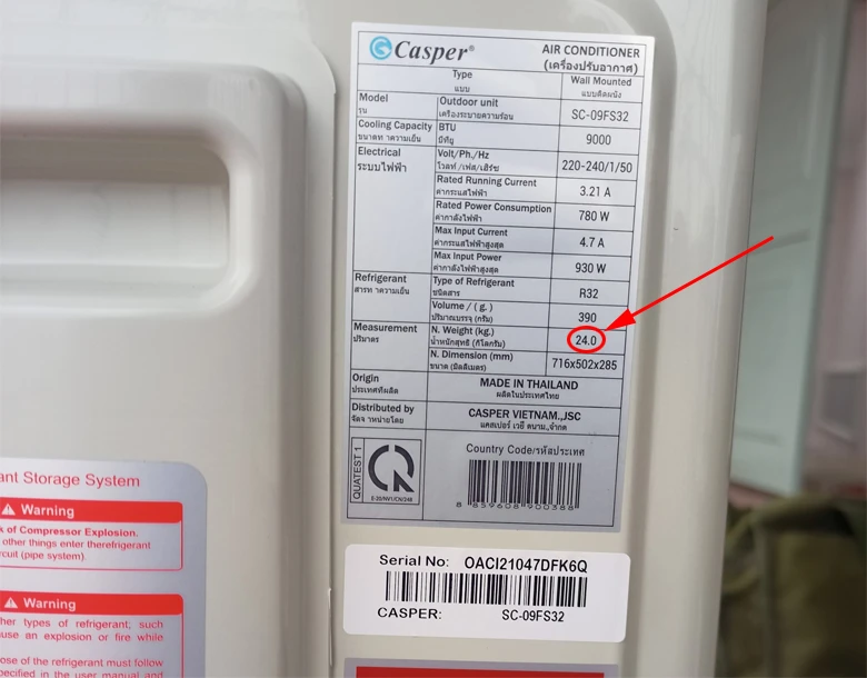 Cục nóng điều hòa nặng 33hello88 Kg? [Cập nhật mới nhất]
