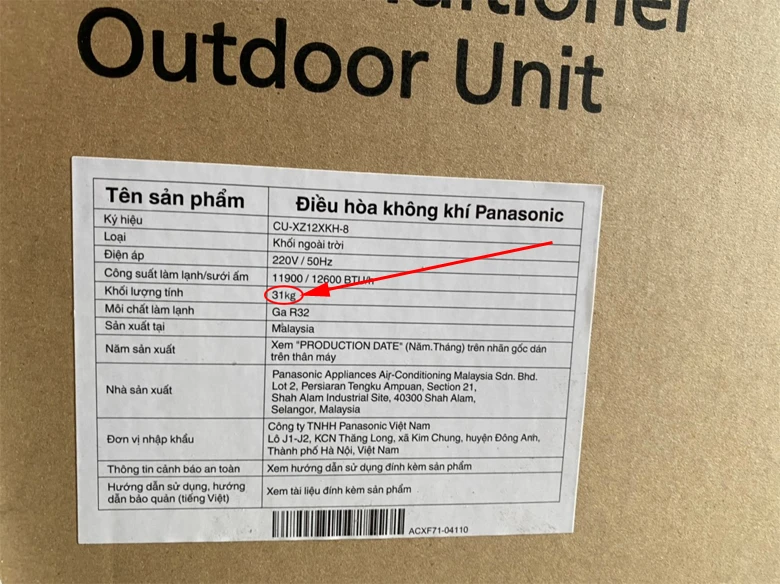 Cục nóng điều hòa nặng 33hello88 Kg? [Cập nhật mới nhất]