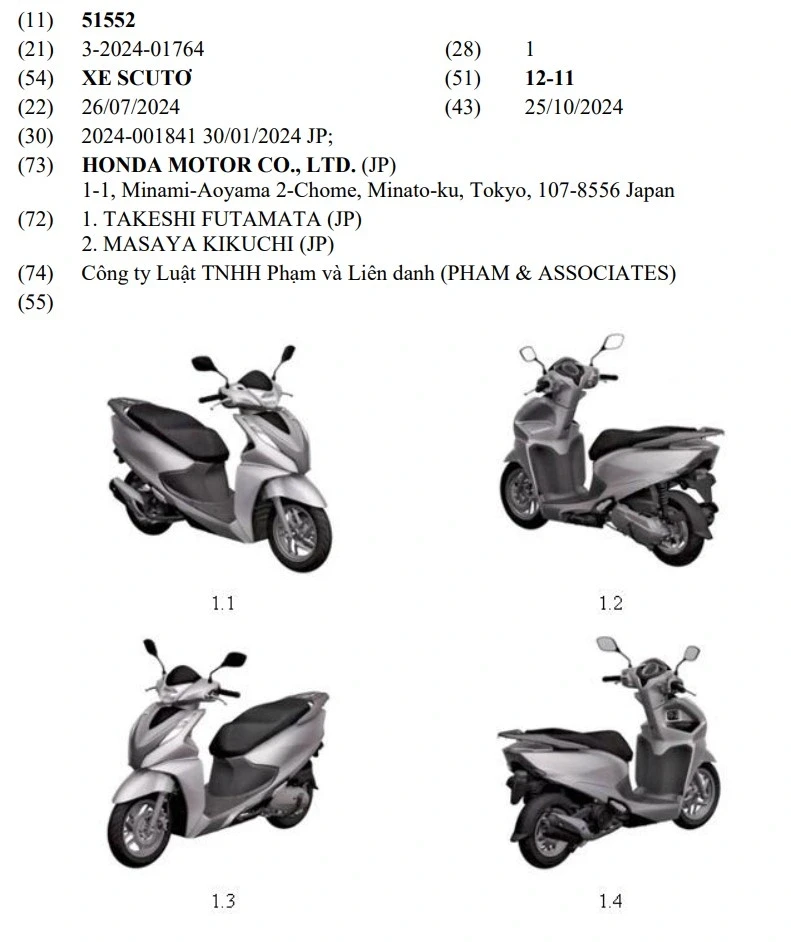 Honda đăng ký loạt helo88 vina.com mới tại heloo88, có mẫu dễ