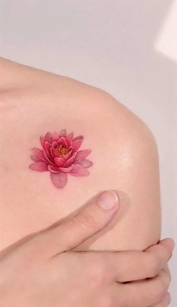 150 hình xăm hoa sen mini vừa 22helo88 mà đẹp và ý nghĩa - Genztattoo