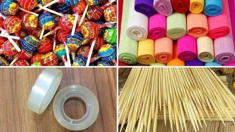 Gợi ý 30 mẫu bó hoa bánh kẹo tặng người yêu cực ngọt ngào