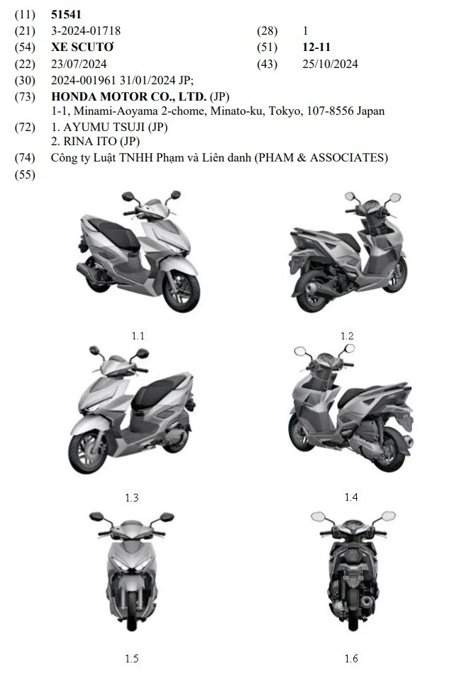 Honda đăng ký loạt helo88 vina.com mới tại heloo88, có mẫu dễ
