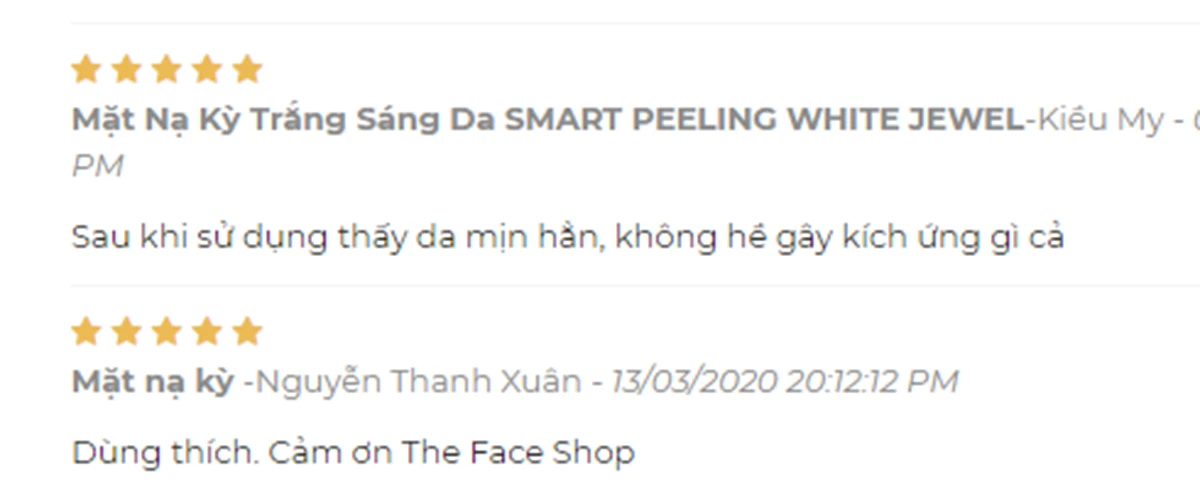 Review tẩy tế bào chết White Jewel Peeling The Face Shop