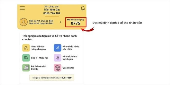 hello8862 com tích điểm và sử dụng điểm từ Quà Tặng VIP