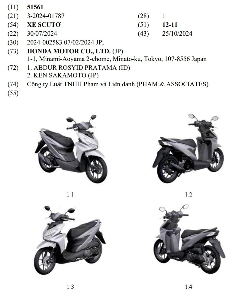 Honda đăng ký loạt helo88 vina.com mới tại heloo88, có mẫu dễ