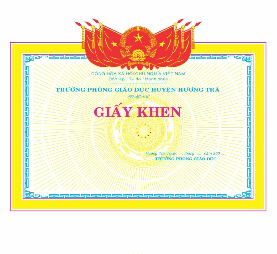 55 Mẫu Giấy Khen Mẫu Bằng Khen đẹp nhất 2024 - 2025