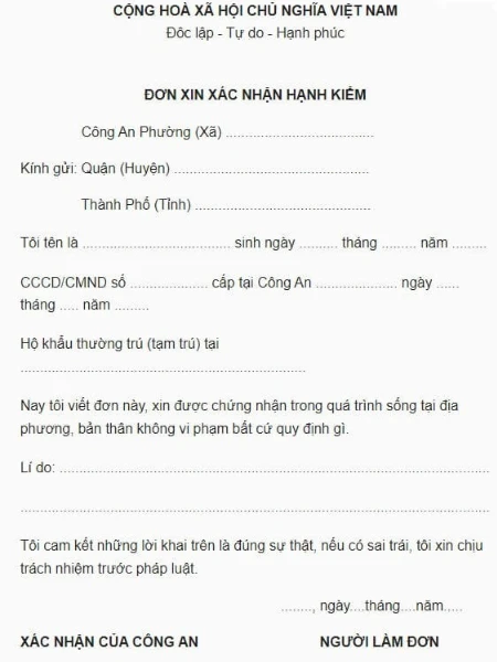 Làm Giấy Xác Nhận Hạnh Kiểm Nhanh Chóng Bao Công Chứng