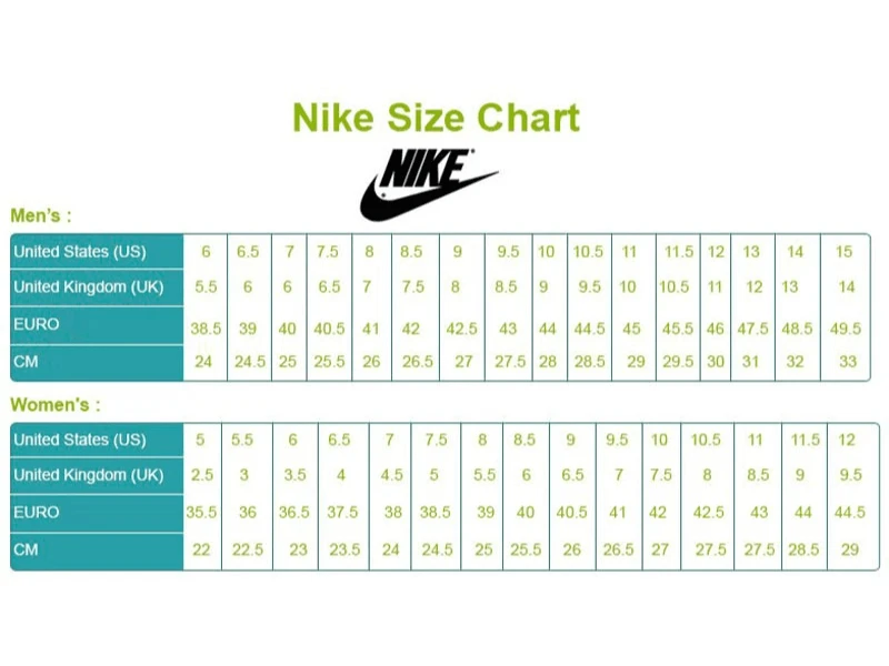 Cách đo size giày Nike 22helo88, chính xác nhất