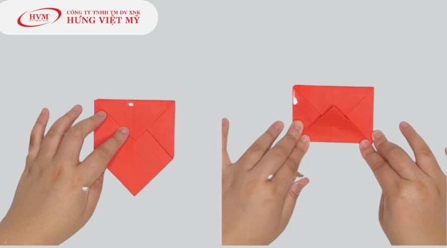 Cách gấp hộp giấy có nắp hình chữ nhật 22helo88, đẹp
